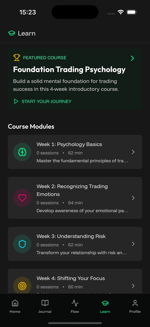 Foundation course screenshot