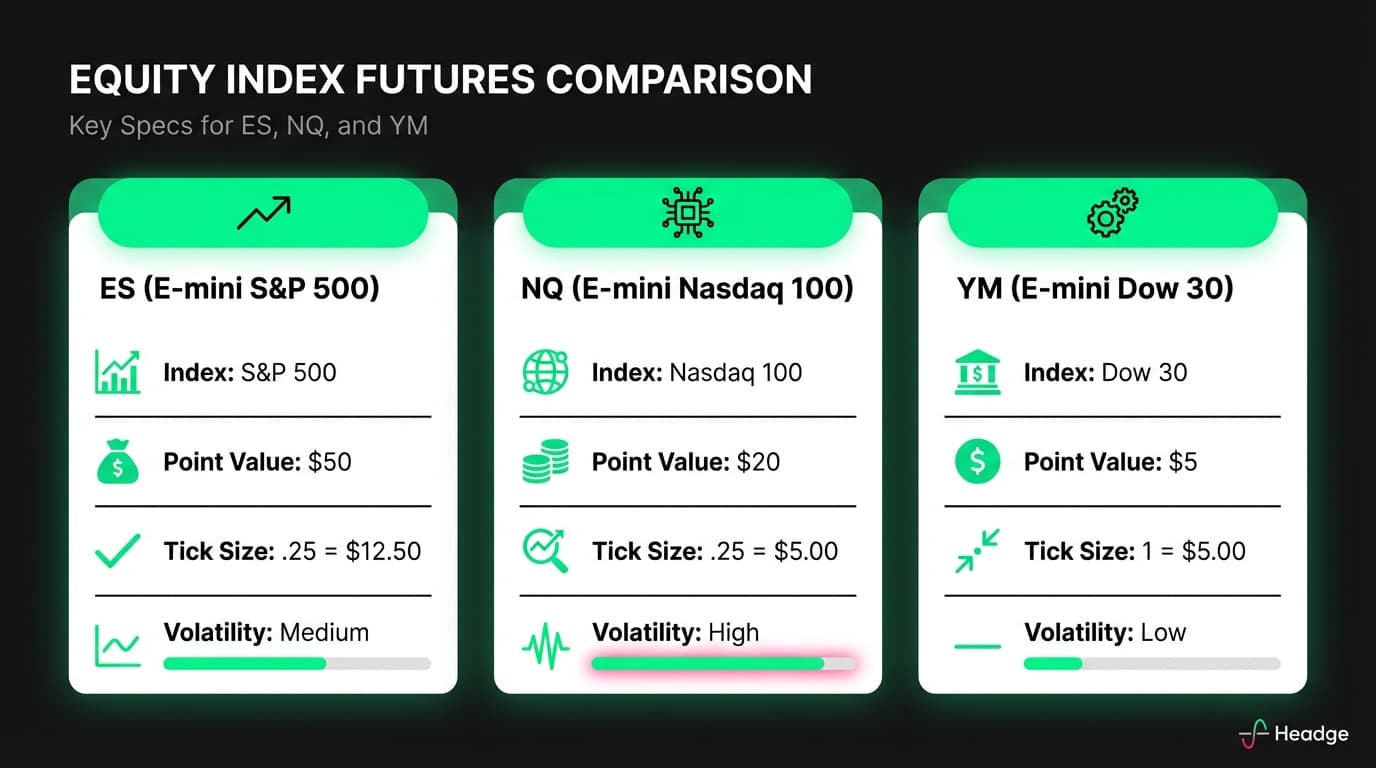 Equity Index Futures Comparison