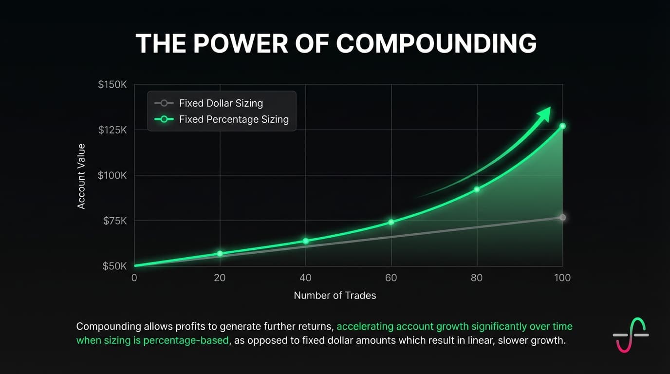 Compounding Effect of Position Sizing