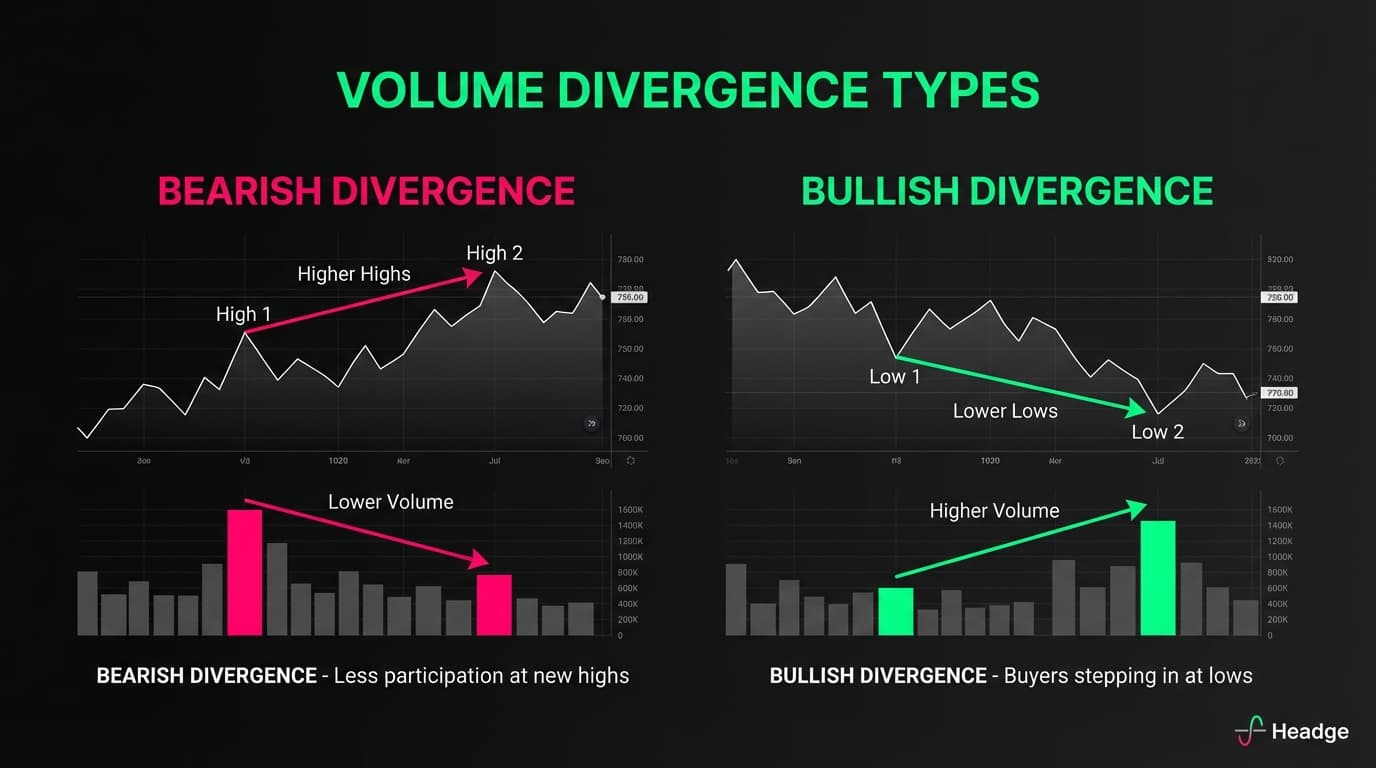Volume Divergence Types