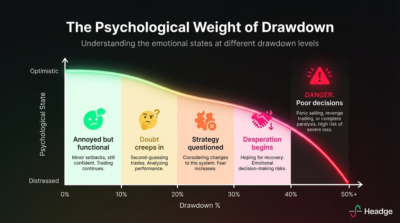 Drawdown Psychology Curve