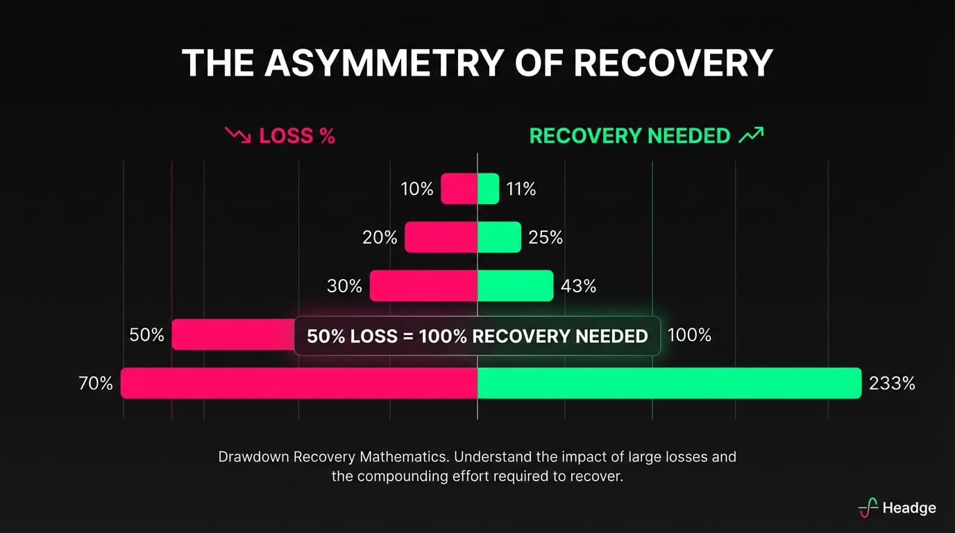 Drawdown Recovery Mathematics