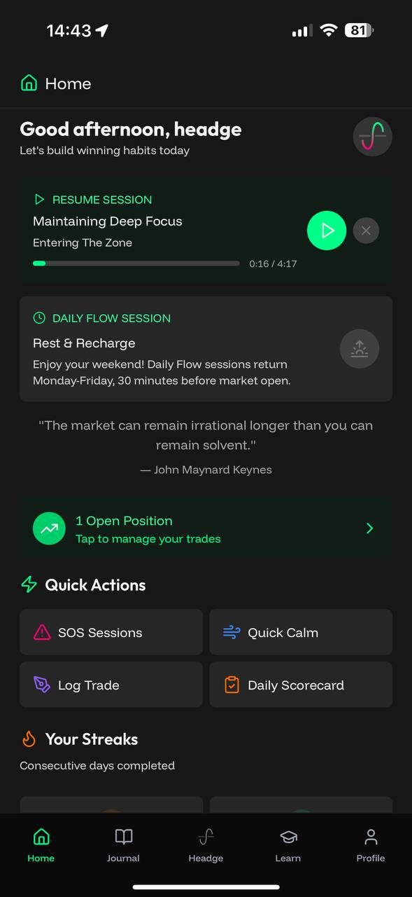 Home Screen